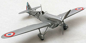 Warbird Picture - A scale model of D.510 in French Air Force markings.