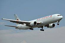 Airplane Picture - A 767-300ER of Air Canada, one of the earliest transatlantic operators of the 767.