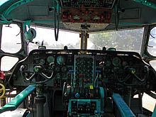 Airplane Picture - Cockpit of a C-123K Provider at the Castle Air Museum