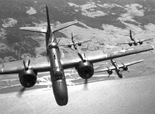 Aircraft Picture - A flight of A-20G or H bombers over France, 1944.