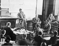 Aviation History - Lindbergh testifies at the Hauptmann trial in 1935