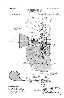 Aviation History - US-patent: Lilienthal flying machine[1]