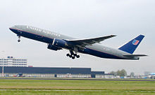 Airplane Picture - The first Boeing 777-200 in commercial service, United Airlines' N777UA