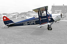 Airplane Picture - Swiss registered DH 60G III Moth Major