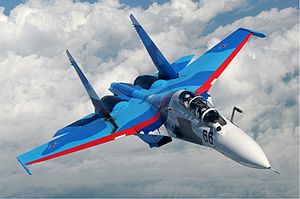 Warbird Picture - Su-30 of the Russian Air Force in flight over Russia