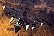 Airplane Pictures - An F-16 of the Royal Netherlands Air Force over Afghanistan.