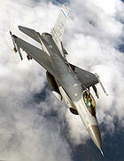 Airplane Pictures - A USAF F-16C of the Colorado Air National Guard (COANG) disengages from a refueling boom (fuel port is still open) over Canada