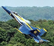 Airplane Pictures - The Blue Angels no 6 FA-18A