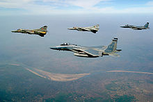 Airplane Picture - Indian MiG-27 & USAF F-15.