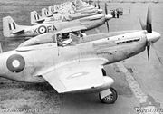 Airplane Pictures - Australian P-51Ds of 82 Squadron RAAF in Bofu, Japan as part of the British Commonwealth Occupation Force, in 1947